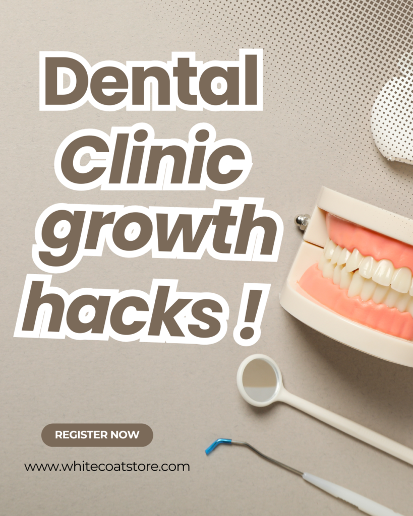 brown simple dental clinic instagram post